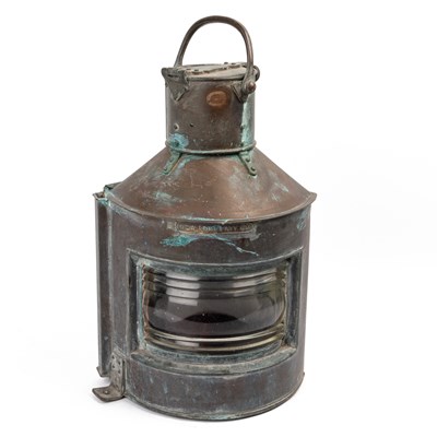 Lot 1379 - An Anderson & Glyde ship's lantern