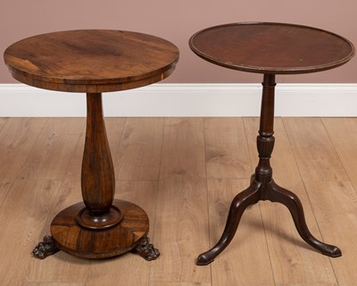 Lot 286 - Two circular occasional tables