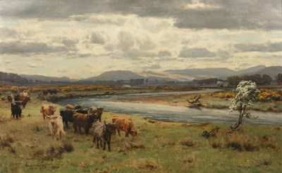 Lot 308 - David Farquharson (1839-1907) 'Mayday on the...