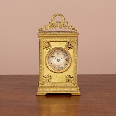 Lot 249 - An Edwardian carriage clock