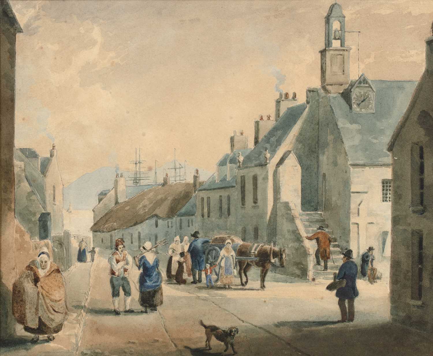Lot 316 - Thomas Fairbairn (1820-1884) Old Dumbarton,...