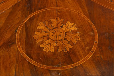 Lot 326 - A continental, possibly Italian, marquetry commode