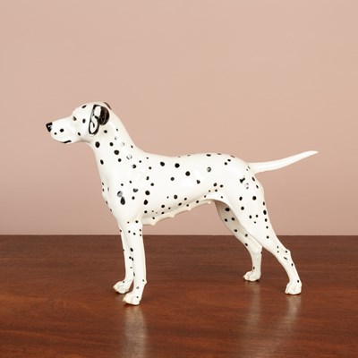 Lot 1121 - A Nymphenberg porcelain dalmatian