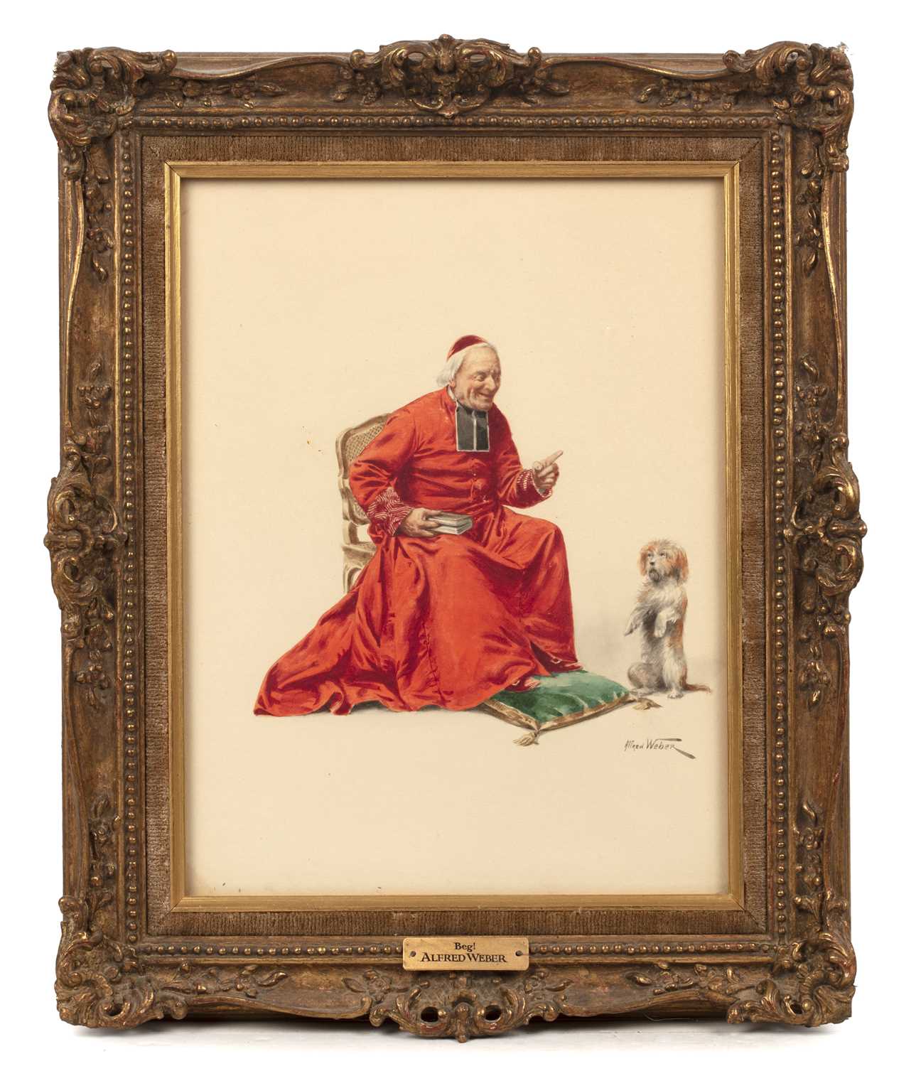Lot 385 - Alfred Weber (1859-1931) 'Beg', signed,...
