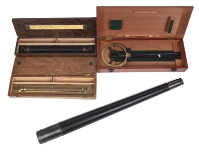 Lot 58 - A Kelvin Hughes 403 telescope 84cm together...