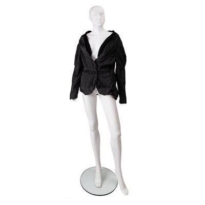 Lot 520 - An Yves Saint Laurent, black blazar jacket in...