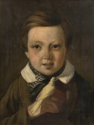 Lot 295 - English school (19th century) Portrait of a...