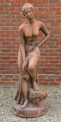 Lot 1239 - A cast terracotta sculpture