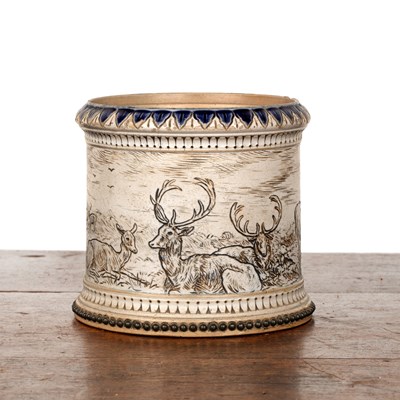 Lot 246 - Hannah Barlow (1851-1916) for Doulton Lambeth...