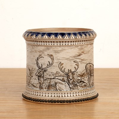 Lot 246 - Hannah Barlow (1851-1916) for Doulton Lambeth...