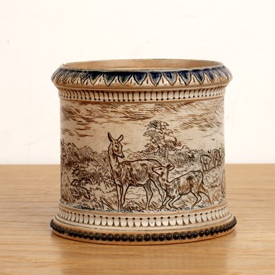 Lot 246 - Hannah Barlow (1851-1916) for Doulton Lambeth...