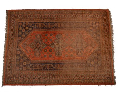 Lot 134 - An early 20th century Afshar style hand woven woollen rug