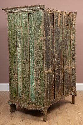 Lot 269 - A painted Indian cupboard