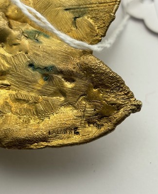 Lot 228 - A bronzed large 'Broche Orchide' by Claude...