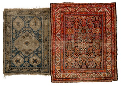 Lot 33 - Two 20th century hand woven woollen rugs
