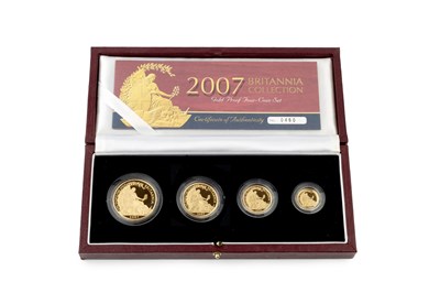 Lot A Royal Mint Britannia collection 2007 limited...