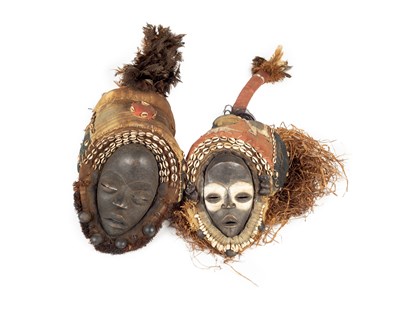 Lot 1001 - Two Dan headdresses