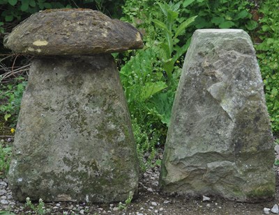 Lot 1206 - An old staddle stone