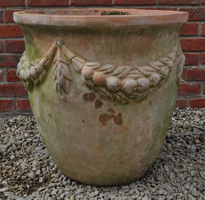 Lot 1209 - A large terracotta pot