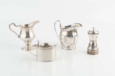 Lot 325 - A silver pepper grinder, of waisted form, by...