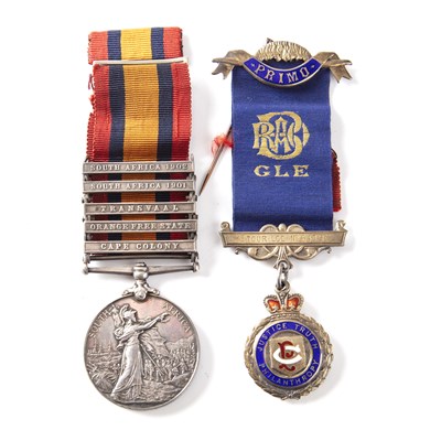 Lot 78 - A Queen South Africa, British campaign medal,...