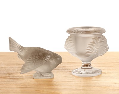 Lot 325 - After René Lalique (1860-1945) frosted glass...