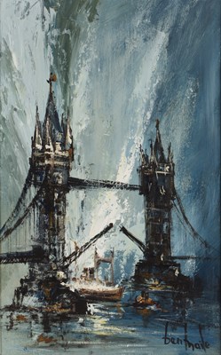 Lot 175 - Ben Maile (British 1922-2017) 'Tower Bridge',...