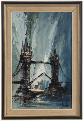 Lot 175 - Ben Maile (British 1922-2017) 'Tower Bridge',...