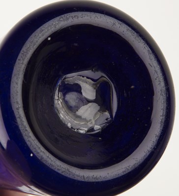 Lot 301 - Group of glassware including four Bristol blue...