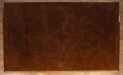 Lot 51 - Walnut chest/cupboard with crossbanded...
