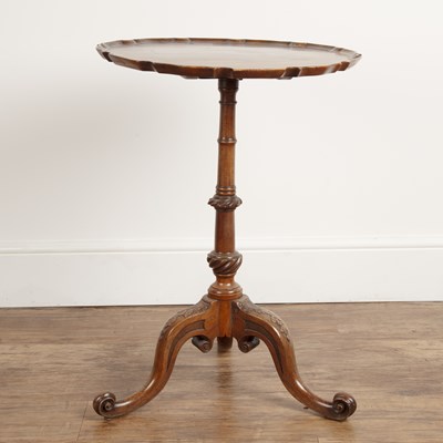 Lot 26 - Mahogany Chippendale style occasional table...