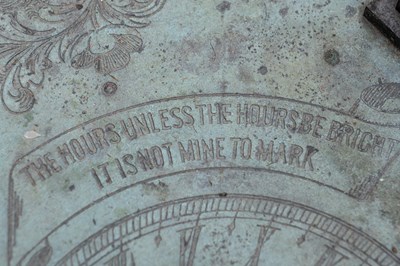 Lot 1340 - A combined Noonday cannon and sundial