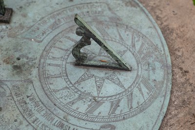 Lot 1340 - A combined Noonday cannon and sundial