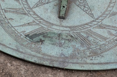 Lot 1340 - A combined Noonday cannon and sundial