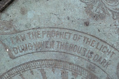 Lot 1340 - A combined Noonday cannon and sundial