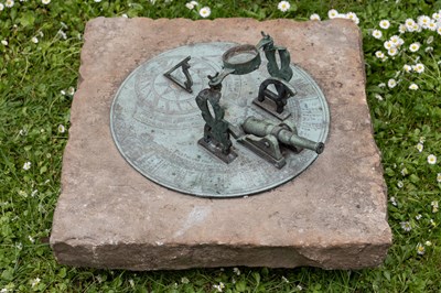 Lot 1340 - A combined Noonday cannon and sundial