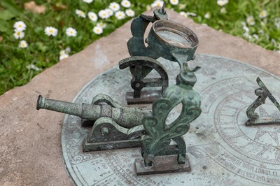 Lot 1340 - A combined Noonday cannon and sundial