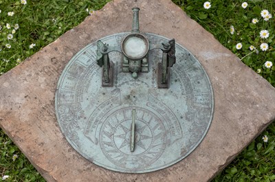 Lot 1340 - A combined Noonday cannon and sundial