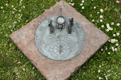Lot 1340 - A combined Noonday cannon and sundial