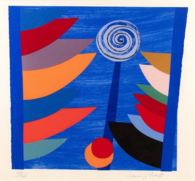 Lot 119 - Terry Frost (1915-2003) 'Orange and blue',...