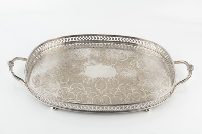 Lot 328 - An Edwardian silver three piece tea service,...