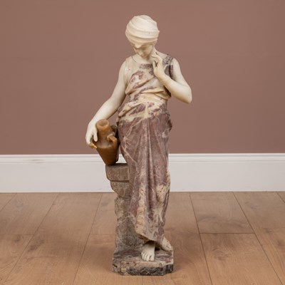 Lot 392 - A late 19th century Italian sculpture of Rebekah