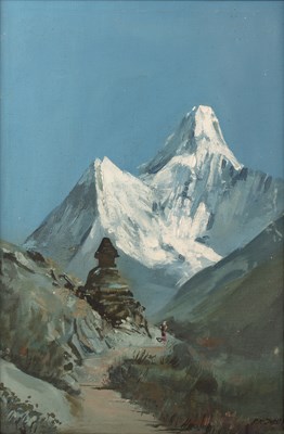 Lot 182A - Ramananda N Joshi (Nepalese, act. 1960s-1980s)...