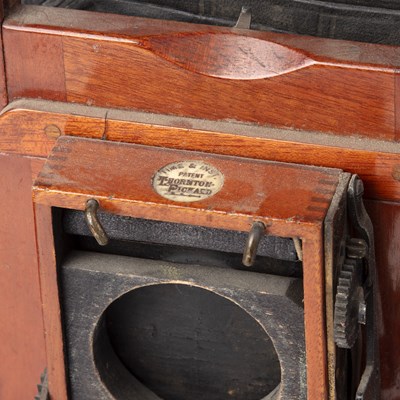 Lot 261 - A Sanderson plate camera together with a...