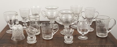 Lot 356 - Group of commemorative and other glassware...