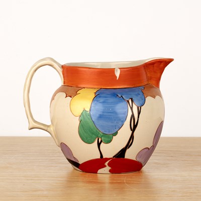 Lot 268 - Clarice Cliff (1899-1972) 'Autumn' jug, with...