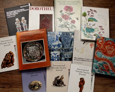 Lot 364 - Collection of books and catalogues on Asian...