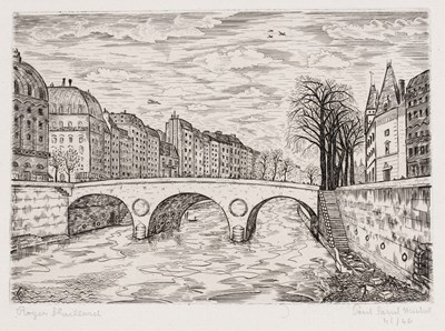 Lot 21 - Roger Vieillard (1907-1989) Pont St. Michel,...