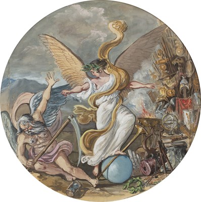 Lot 408 - Manner of Felice Giani (1758-1823) Angel,...