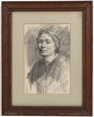Lot 424 - Russian school (early 20th century) Portrait...